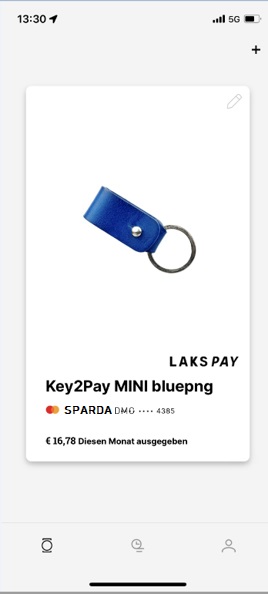 Wie aktiviere ich die SPARDA Debit Mastercard für LAKS PAY?