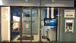 Die Filiale Wels-Hauptbahnhof, SB von außen.
