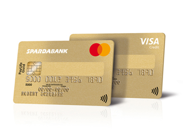 Gold PayLife Kreditkarte in Gold